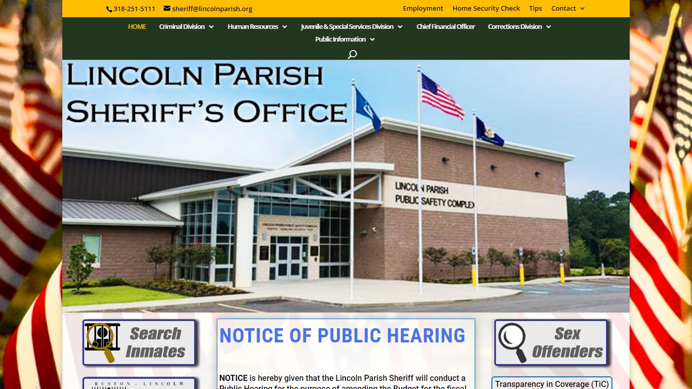 Lincoln Parish Sheriff's Office | Serving the Citizens of Lincoln Parish
